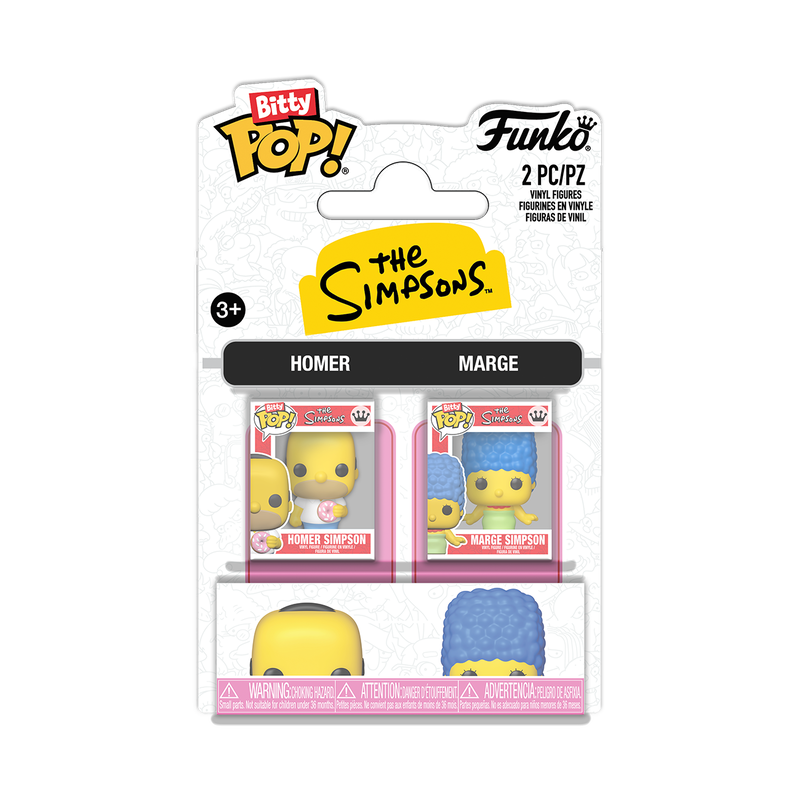 Bitty Pop! Homer & Marge Simpson 2-Pack, , hi-res view 1